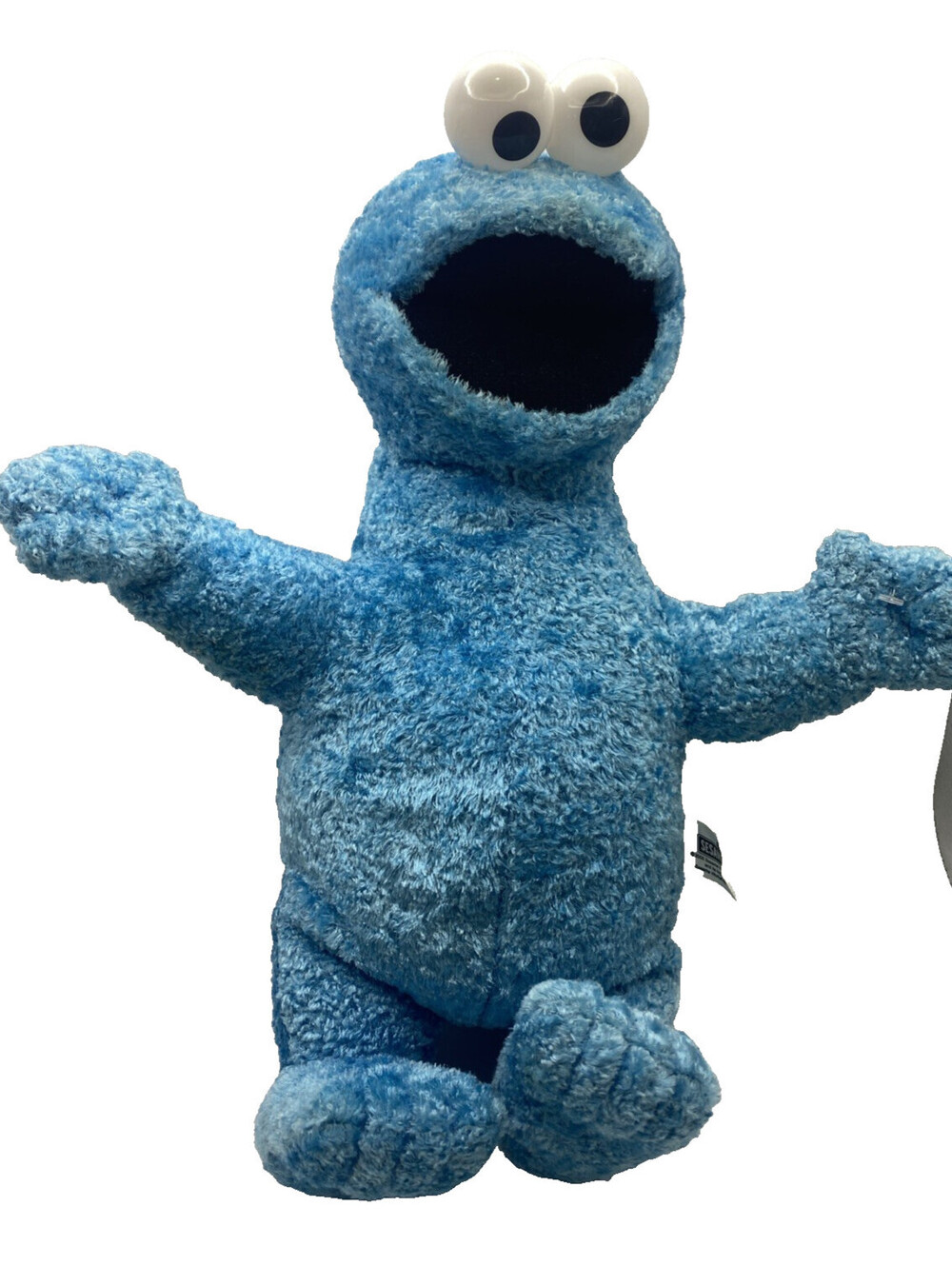 Sesame Street Cookie Monster Plush 2005 Nanco Blue Stuffed Toy 15”